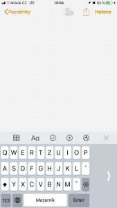 klávesnice pro iPhone