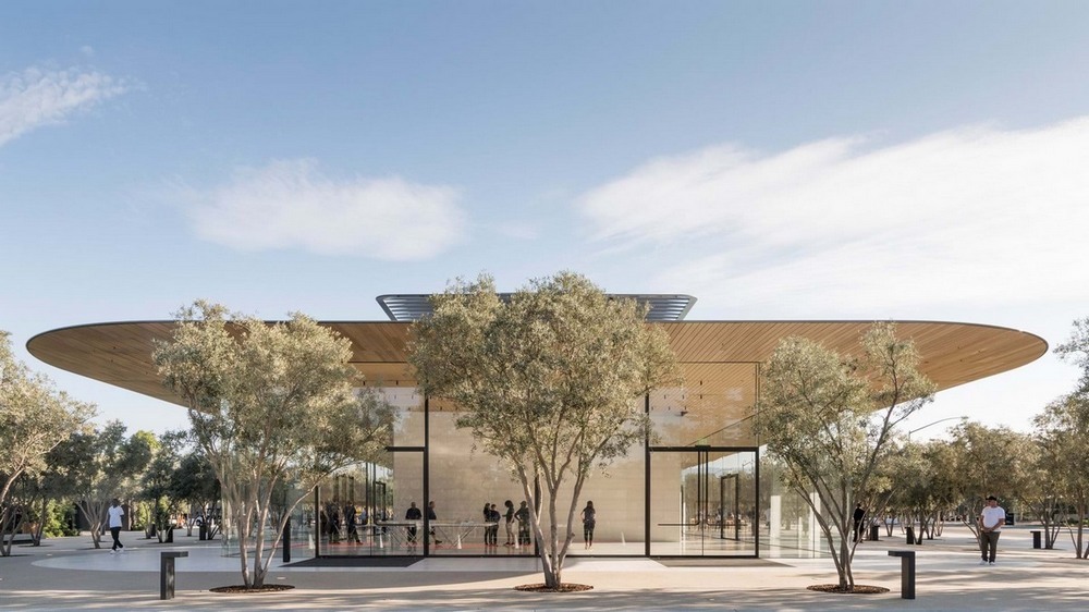 Centrul de vizitatori din Apple Park