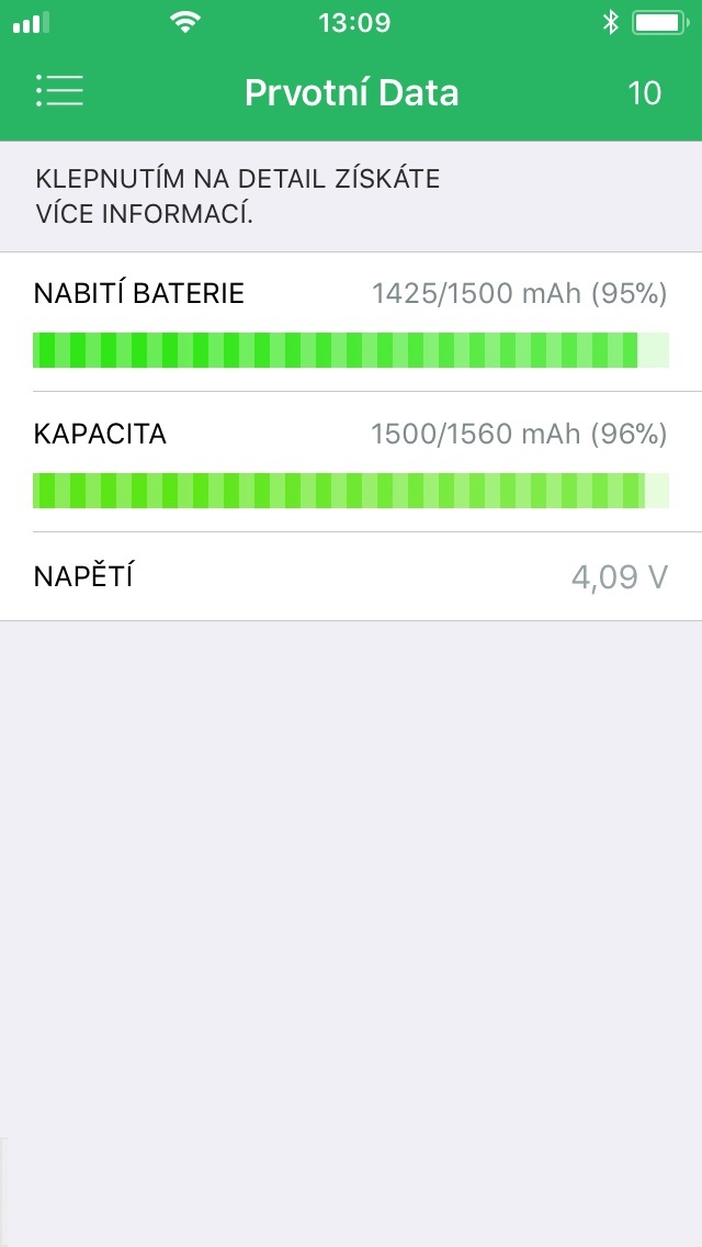 Jak zjistit stav baterie iPhonu