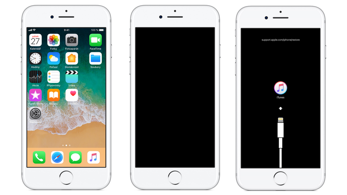 iPhone - nereaguje displej