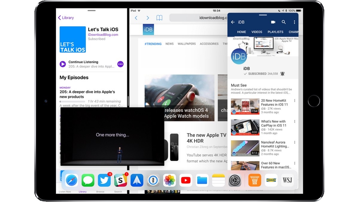 iPad multitasking - pracujte ve dvou oknech
