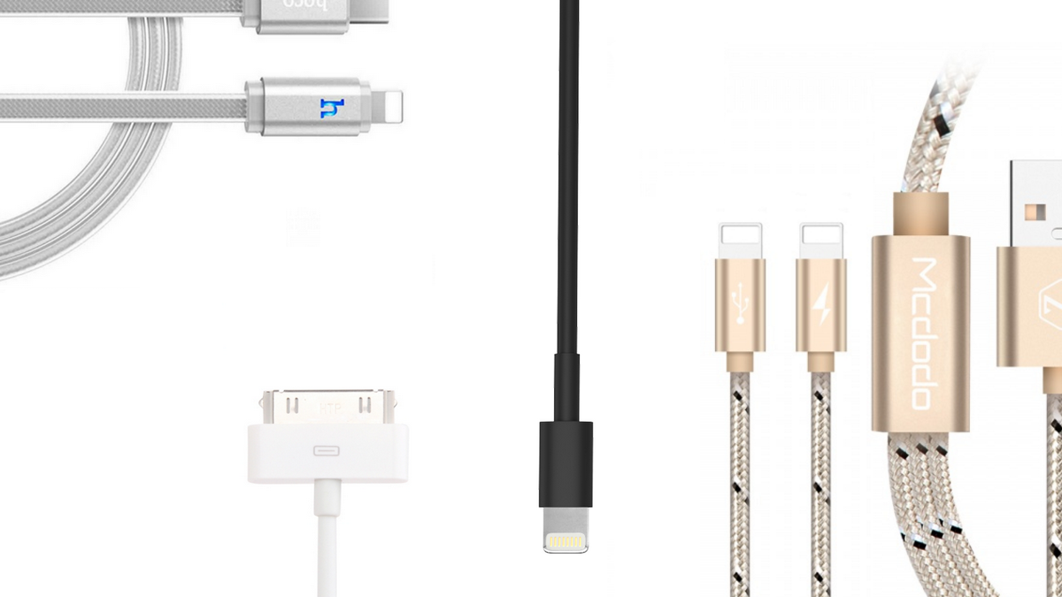 Jaké jsou nabíjecí a&nbsp;synchronizační kabely pro iPhone