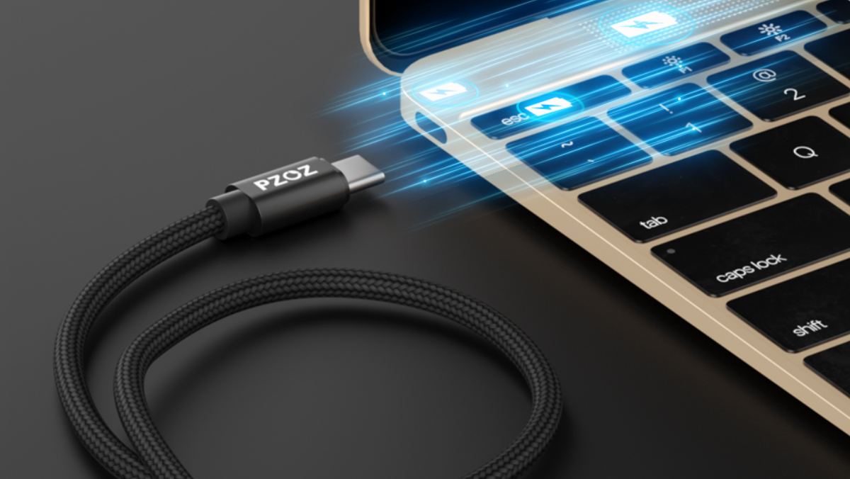 Multifunkční USB-C nahrazuje všechny ostatní konektory USB-C kabel Thunderbolt 3 pro Macbook