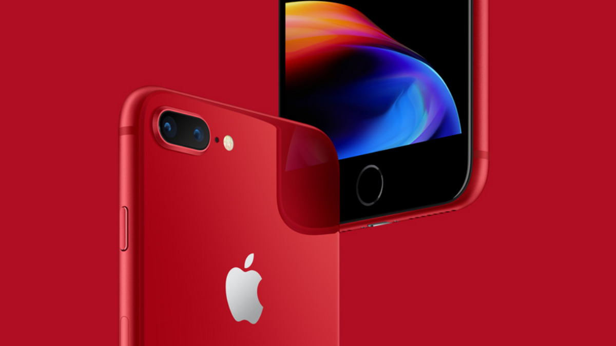 iPhone 8 Plus roșu