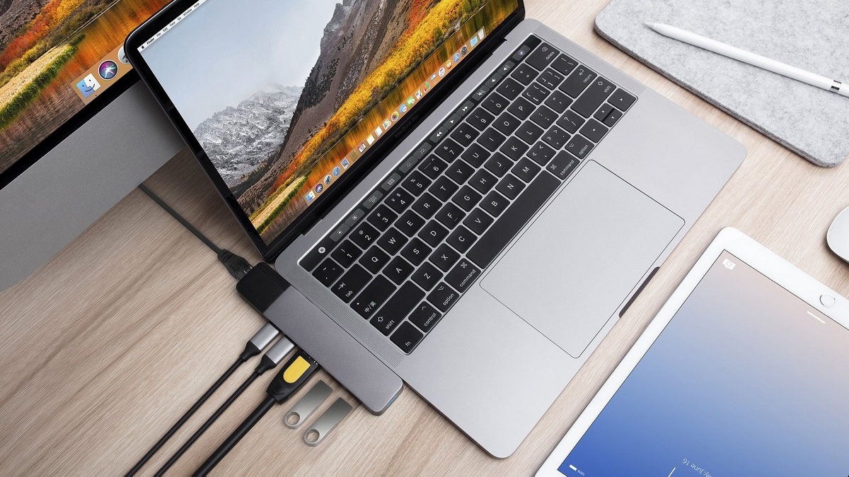Adaptér/HUB pro Macbook, varianta až 7v1