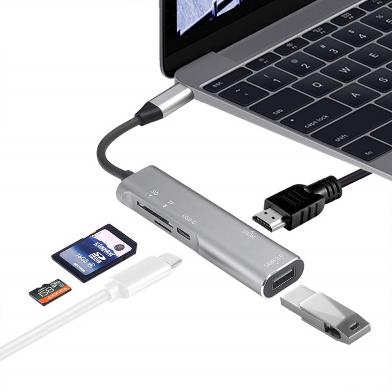 Rozbočovač/HUB pro Macbook, 5v1