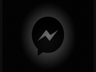 Messenger iOS - temný režim