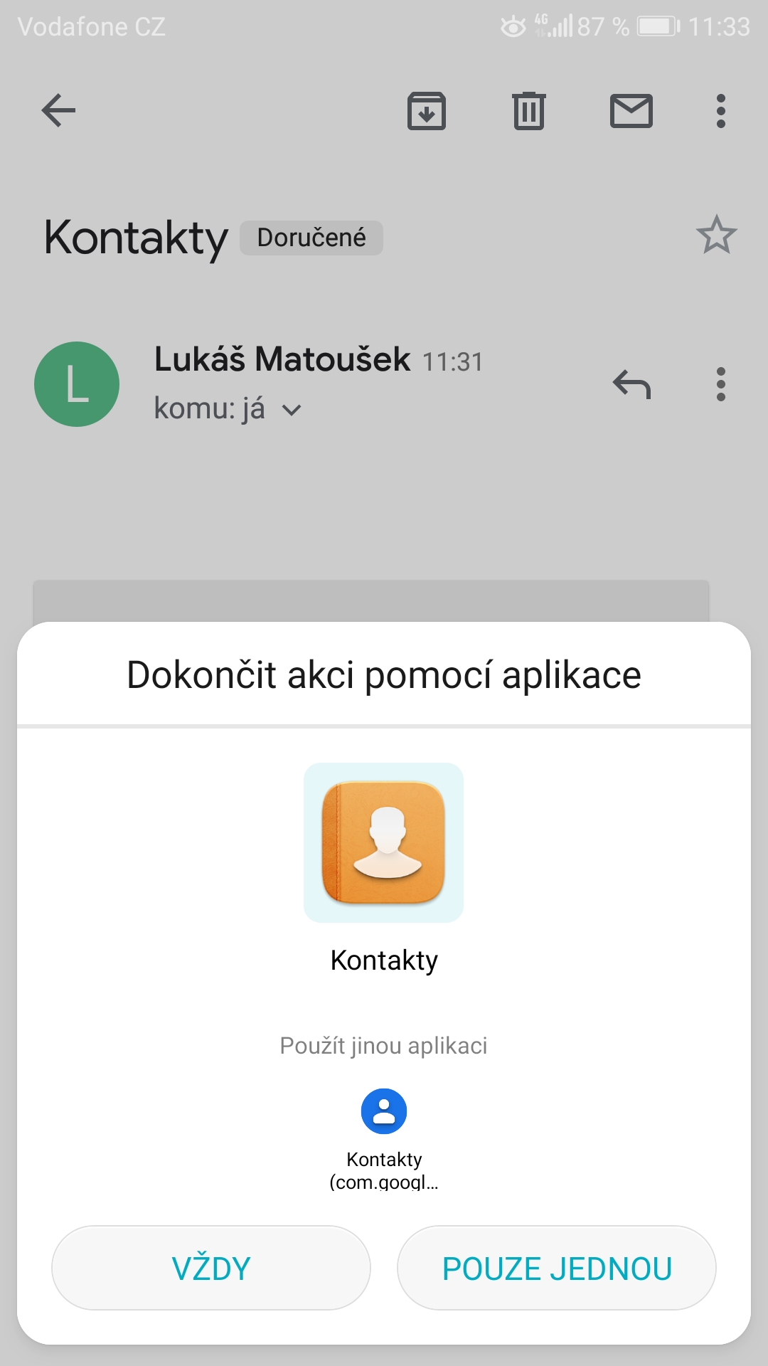 iPhone a Android - jak kopírovat kontakty vCard
