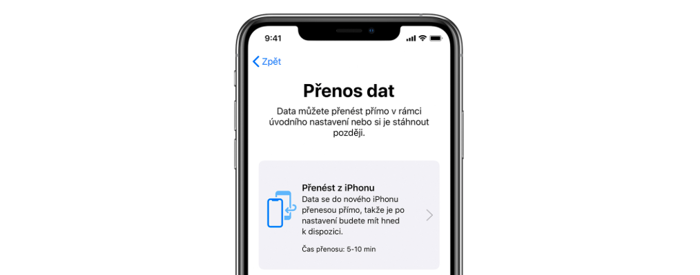 Migrace dat z&nbsp;iPhonu se ještě zjednoduší. Co přinesl iOS 12.4?
