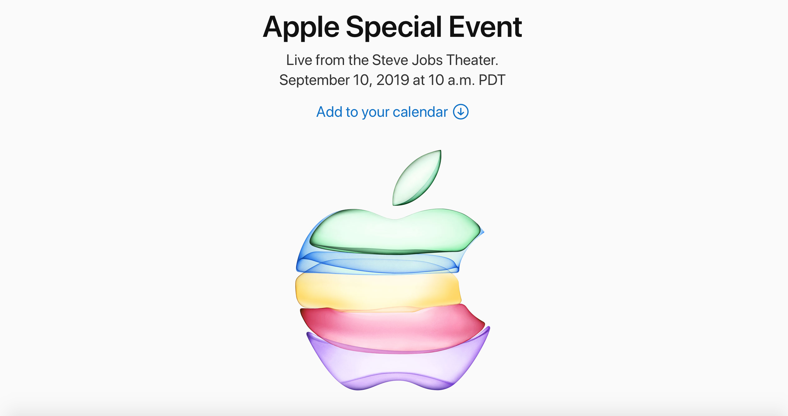 Apple Event 2019 proběhně již tradičně v&nbsp;Divadle Steva Jobse.