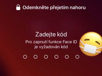 Nefungující Face ID s rouškou