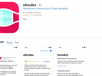 Apliakce eRouška v App Store