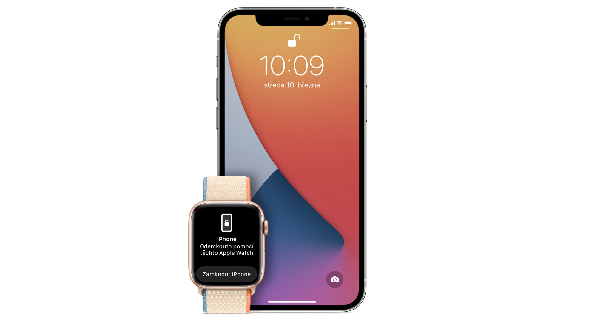 Jak povolit odemknutí iPhonu pomocí Apple Watch, když máte roušku?