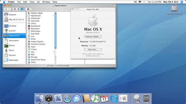 2005 7 Mac OS X 10 4 11 28Tiger 29 28PPC 29