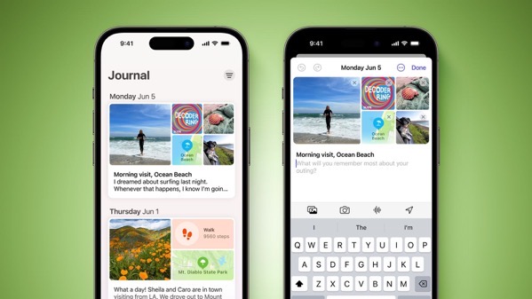 Journal-App-iOS-17-Feature-Green.jpg Journal App iOS 17 Feature Green