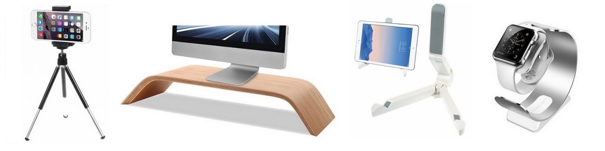Stativy a stojánky na iPhone, iPad, Mac